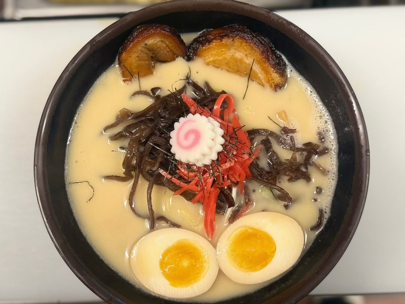 Pork Broth Tonkatsu Ramen.